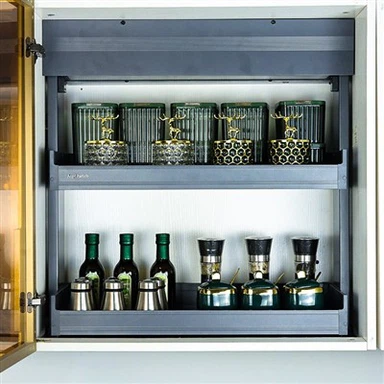 Vertikāli paceļami virtuves skapji