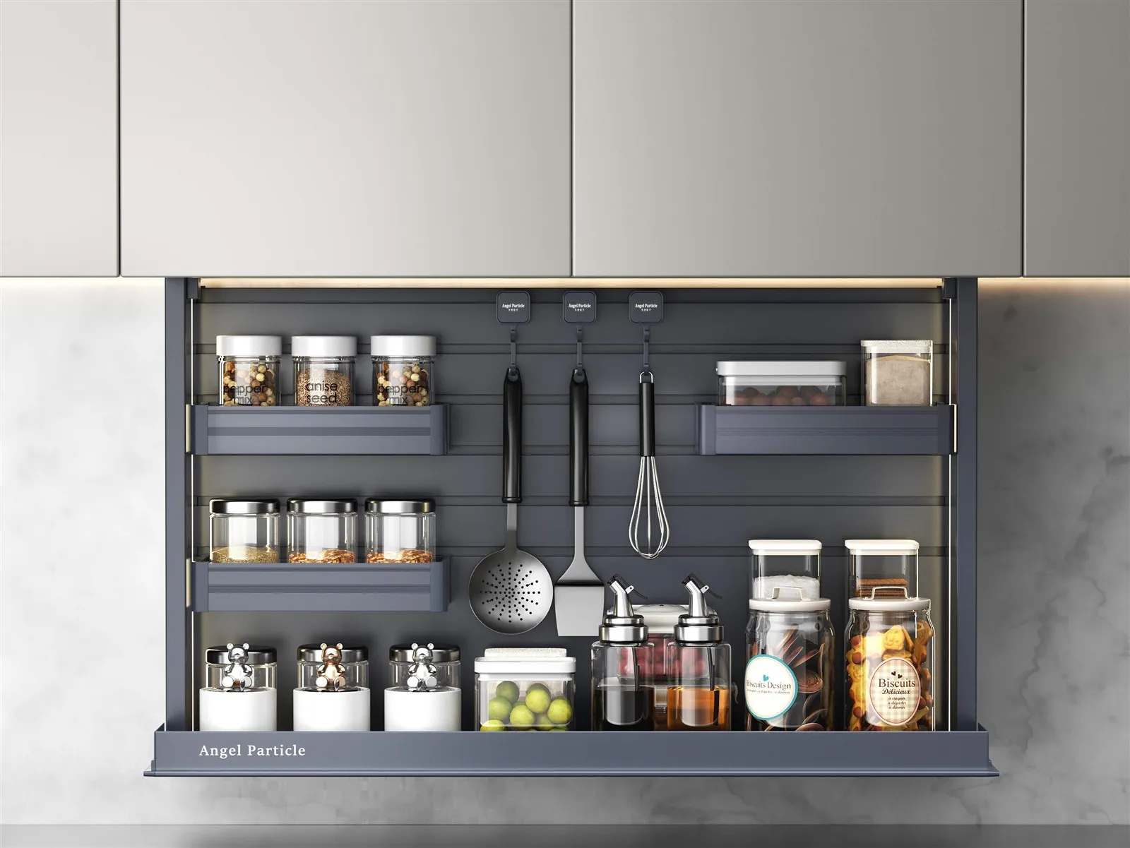 Electric lifting seasoning rack Electric lifting seasoning rack